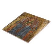 Europa, Italien, Sizilien, Taormina. Madonna & Kin Fliese (Seite)