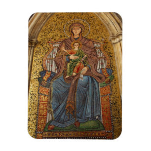 Europa, Italien, Sizilien, Taormina. Madonna & Kin Magnet