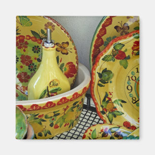 Europa, Italien, Sizilien, Taormina. Traditionell  Magnet