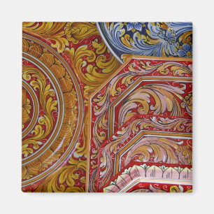 Europa, Italien, Sizilien, Taormina. Traditionell  Magnet