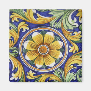 Europa, Italien, Sizilien, Taormina. Traditionell  Magnet