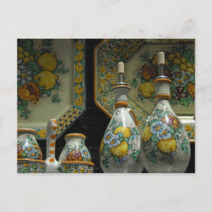 Europa, Italien, Sizilien, Taormina. Traditionell Postkarte