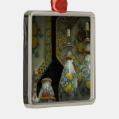 Europa, Italien, Sizilien, Taormina. Traditionell Silbernes Ornament (Rechts)