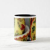 Europa, Italien, Sizilien, Taormina. Traditionell  Zweifarbige Tasse (Mittel)