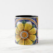 Europa, Italien, Sizilien, Taormina. Traditionell Zweifarbige Tasse (Mittel)