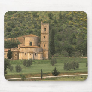 Europa, Italien, Toskana. Abbazia di Sant'Antimo, Mousepad