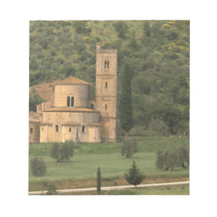 Europa, Italien, Toskana. Abbazia di Sant'Antimo, Notizblock