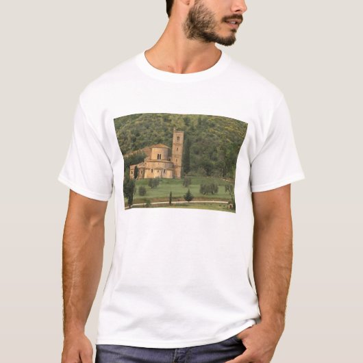 Europa, Italien, Toskana. Abbazia di Sant'Antimo, T-Shirt (Vorderseite)