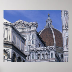 Europa, Italien, Toskana, Florenz. Piazza del 2 Poster