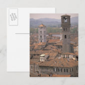 Europa, Italien, Toskana, Lucca, Stadpanorama Postkarte (Vorne/Hinten)