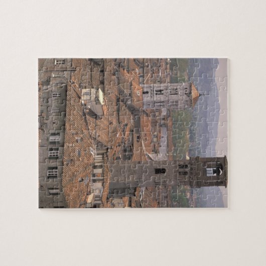 Europa, Italien, Toskana, Lucca, Stadtpanorama Puzzle (Horizontal)