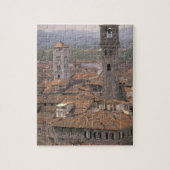 Europa, Italien, Toskana, Lucca, Stadtpanorama Puzzle (Vertikal)