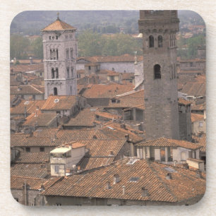 Europa, Italien, Toskana, Lucca, Stadtpanorama Untersetzer