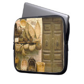 Europa, Italien, Toskana, Montalcino.Korb Laptopschutzhülle (Vorderseite Links)