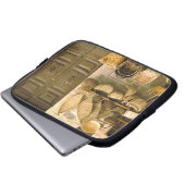 Europa, Italien, Toskana, Montalcino.Korb Laptopschutzhülle (Vorne Knopf)