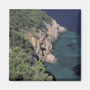 Europa, Italien, Toskana. Rocky Küste; Cala Magnet