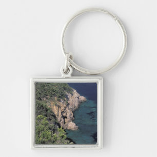 Europa, Italien, Toskana. Rocky Küste; Cala Schlüsselanhänger