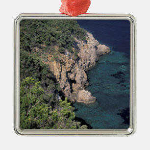 Europa, Italien, Toskana. Rocky Küste; Cala Silbernes Ornament