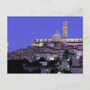 Europa, Italien, Toskana, Siena. 13. Jh. Dom und Postkarte