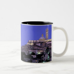 Europa, Italien, Toskana, Siena. 13. Jh. Dom und Zweifarbige Tasse