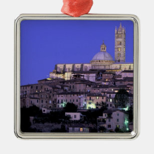 Europa, Italien, Toskana, Siena. C. Duomo und Silbernes Ornament