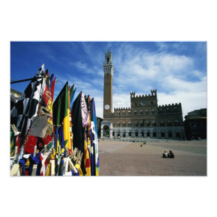 Europa, Italien, Toskana, Siena. Piazza del Fotodruck