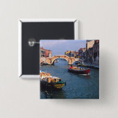 Europa, Italien, Venedig. Einschiffung Button (Vorne & Hinten)