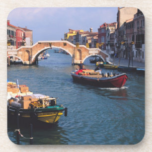 Europa, Italien, Venedig. Einschiffung Getränkeuntersetzer