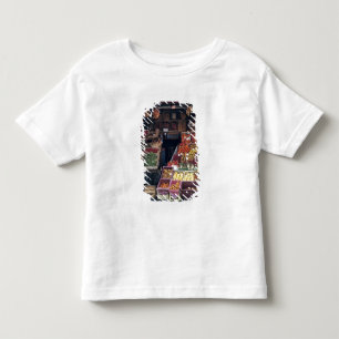Europa, Italien, Venedig-Gebiet. Farbige Früchte u Kleinkind T-shirt