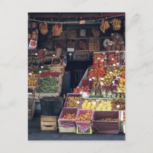 Europa, Italien, Venedig-Gebiet. Farbige Früchte u Postkarte