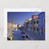 Europa, Italien, Venedig, Murano Island, farbenfro Postkarte (Vorne/Hinten)