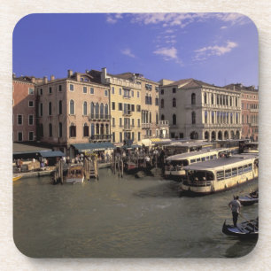 Europa, Italien, Venedig, Schiffsverkehr von Rialt Getränkeuntersetzer