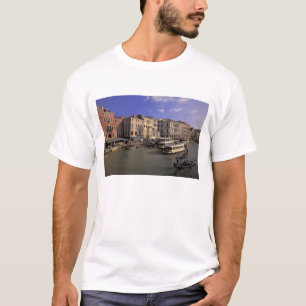 Europa, Italien, Venedig, Schiffsverkehr von Rialt T-Shirt