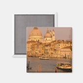 Europa, Italien, Venetien, Venedig. Sonnenuntergan Magnet (Vorderseite/Rückseite)