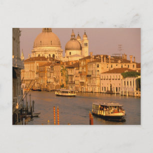 Europa, Italien, Venetien, Venedig. Sonnenuntergan Postkarte