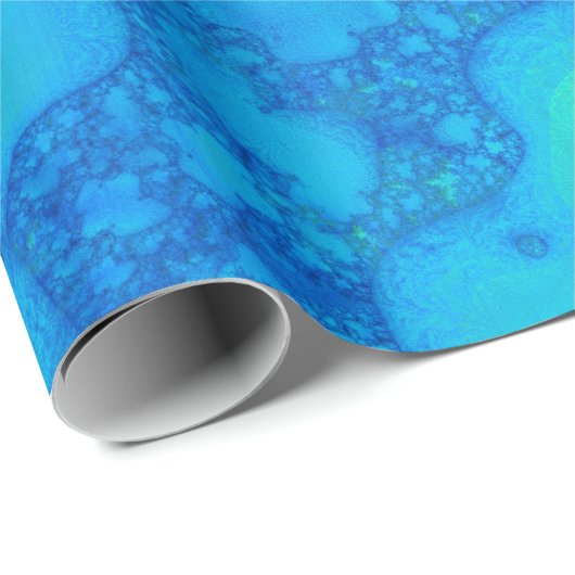 Europa JellyFish 3D Fraktal GIFT WRAP BULK Geschenkpapier (Rolleneckpunkt)
