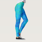Europa JellyFish 3D-Fraktal Leggings (Rechts)
