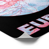 Europa Jupiters Moon 8 x 10 Art Poster Print (Ecke)