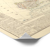 Europa-Karte 3 Poster (Ecke)