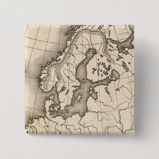 Europa-Karte Button (Vorderseite)