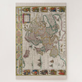 Europa-Karte des Mittelalters (von Willem Blaeu) Puzzle (Vertikal)