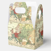 Europa-Karte-Länder - Weltantike Geschenkschachtel (Geöffnet)