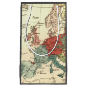 Europa-Karte-Länder - Weltantike Kleine Geschenktüte (Vorderseite)