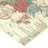 Europa-Karte-Länder - Weltantike Kurzer Tischläufer (Ecke)