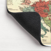 Europa-Karte-Länder - Weltantike Mousepad (Ecke)