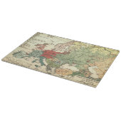 Europa-Karte-Länder - Weltantike Schneidebrett (Ecke)