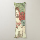 Europa-Karte-Länder - Weltantike Seitenschläferkissen (Rückseite (Vertikal))