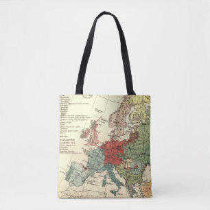 Europa-Karte-Länder - Weltantike Tasche