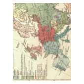 Europa-Karte-Länder - Weltantike Tischdecke (Vorderseite)