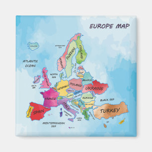 Europa-Karte Magnet